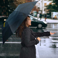 Andorra Umbrella with Mountain Ridge and Eagle Emblem Design - Wonder Print Shop