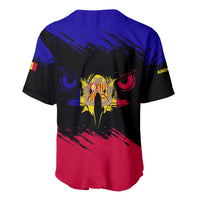 Andorra Baseball Jersey with Eagle Eyes and Paint Stroke Design - Wonder Print Shop