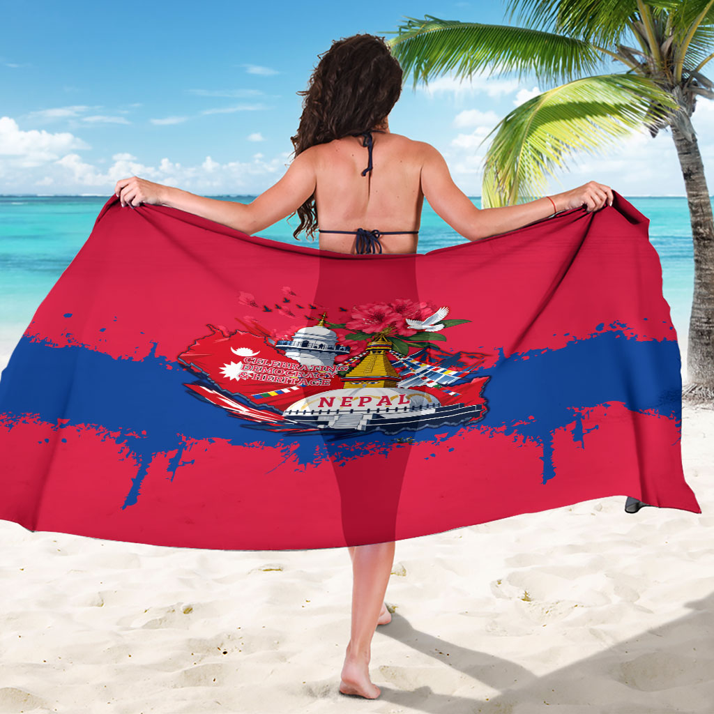 Nepal Constitution Day September 19 Sarong Himalayan Temples Heritage Flag Dove