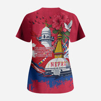 Nepal Constitution Day September 19 Scrub Top Himalayan Temples Heritage Flag Dove