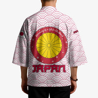 Japan Christmas Kimono with Sleeping Polar Bear Pine Trees and Chrysanthemum Crest Pattern - Wonder Print Shop