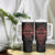 Feminine Polynesian Tumbler With Handle Mandala Tattoo Style - Wonder Print Shop