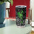 Polynesian Tumbler Cup Hammerhead Shark Tribal Pattern Black Green Version - Wonder Print Shop