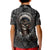 Skull Native American Warrior Kid Polo Shirt - Wonder Print Shop