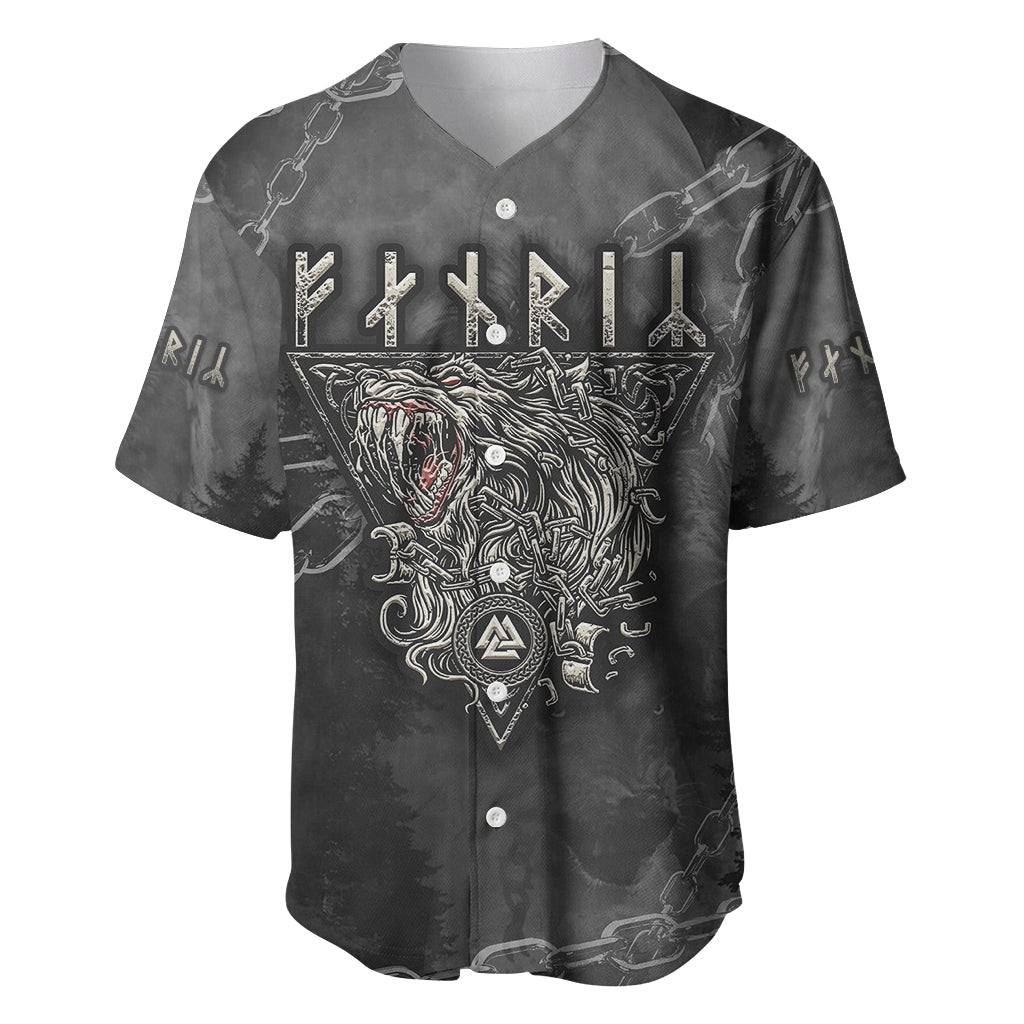 Fenir Viking Baseball Jersey Better to be a Wolf of Odin - Wonder Print Shop