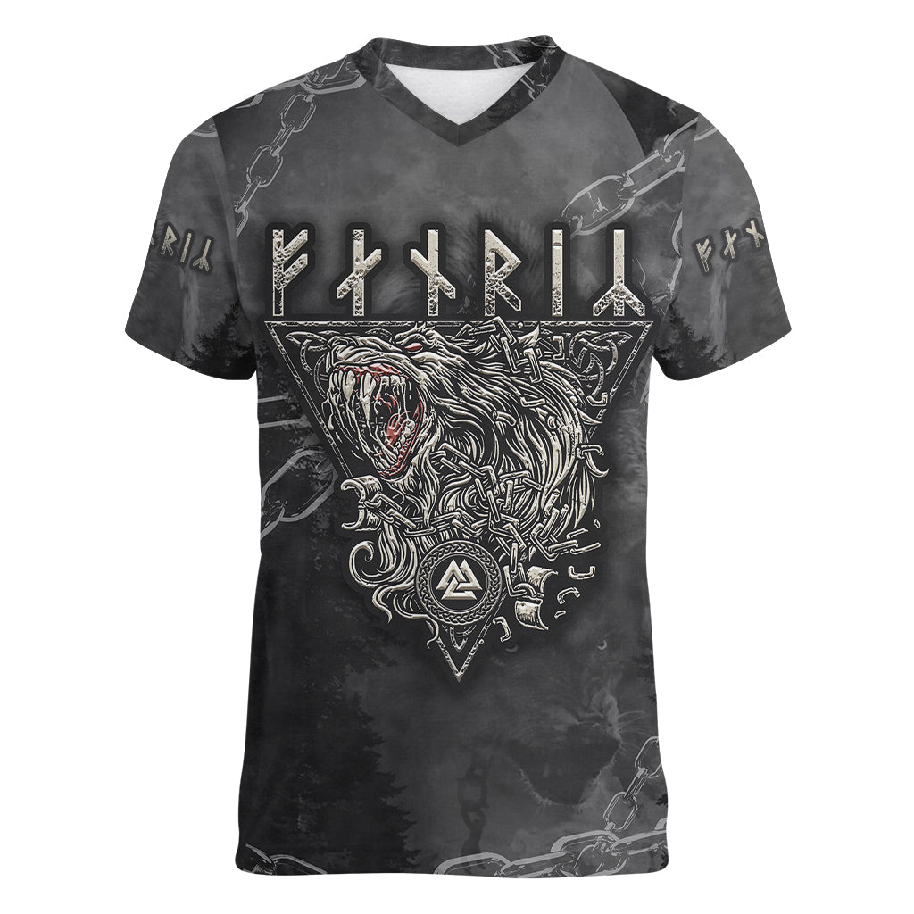 fenir-viking-women-v-neck-t-shirt-better-to-be-a-wolf-of-odin