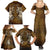 Odin Viking Family Matching Summer Maxi Dress and Hawaiian Shirt Valknut, Ravens, and Enchanted Forest - Wonder Print Shop