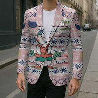 Cat I Do It For Donuts Christmas Blazer Xmas Holiday Patterns - Wonder Print Shop