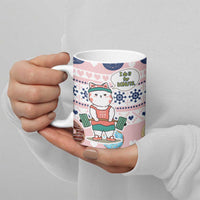 Cat I Do It For Donuts Christmas Ceramic Mug Xmas Holiday Patterns - Wonder Print Shop