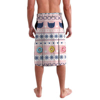 Cat I Do It For Donuts Christmas Lavalava Xmas Holiday Patterns - Wonder Print Shop