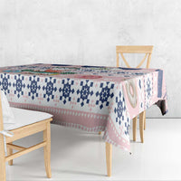 Cat I Do It For Donuts Christmas Tablecloth Xmas Holiday Patterns - Wonder Print Shop