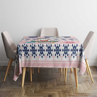 Cat I Do It For Donuts Christmas Tablecloth Xmas Holiday Patterns - Wonder Print Shop