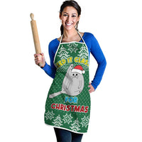 Cat Keep It Classy Christmas Apron Xmas Holiday Patterns - Wonder Print Shop