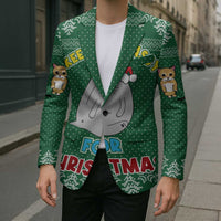 Cat Keep It Classy Christmas Blazer Xmas Holiday Patterns - Wonder Print Shop