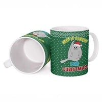 Cat Keep It Classy Christmas Ceramic Mug Xmas Holiday Patterns - Wonder Print Shop