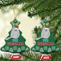 Cat Keep It Classy Christmas Ceramic Ornament Xmas Holiday Patterns - Wonder Print Shop