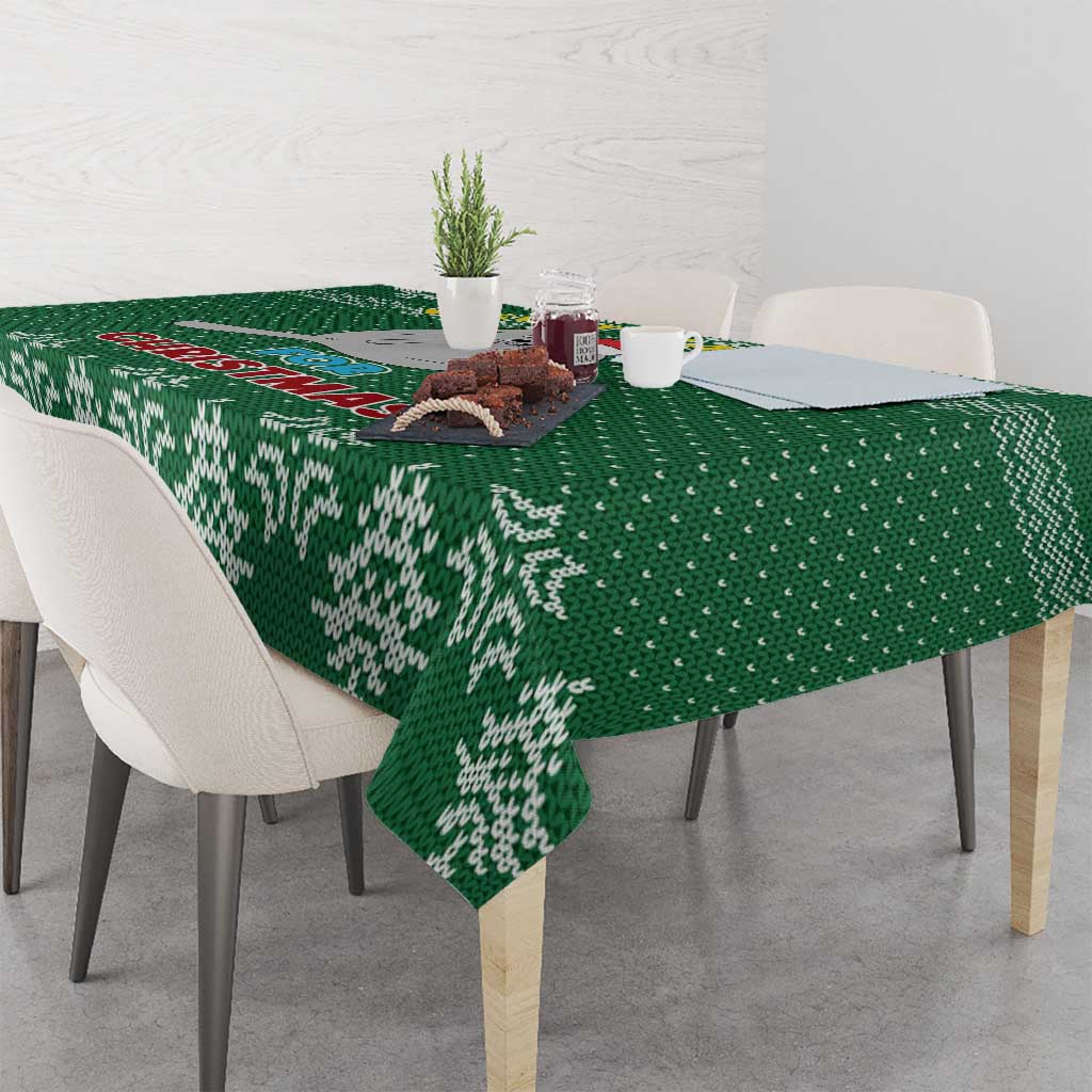 Cat Keep It Classy Christmas Tablecloth Xmas Holiday Patterns - Wonder Print Shop