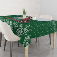 Cat Keep It Classy Christmas Tablecloth Xmas Holiday Patterns - Wonder Print Shop
