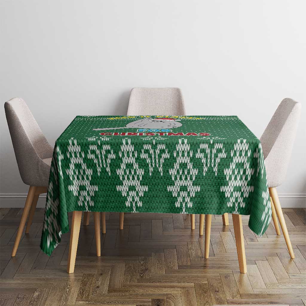 Cat Keep It Classy Christmas Tablecloth Xmas Holiday Patterns - Wonder Print Shop