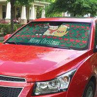 Cat Meowy Christmas Auto Sun Shade Xmas Holiday Patterns - Wonder Print Shop