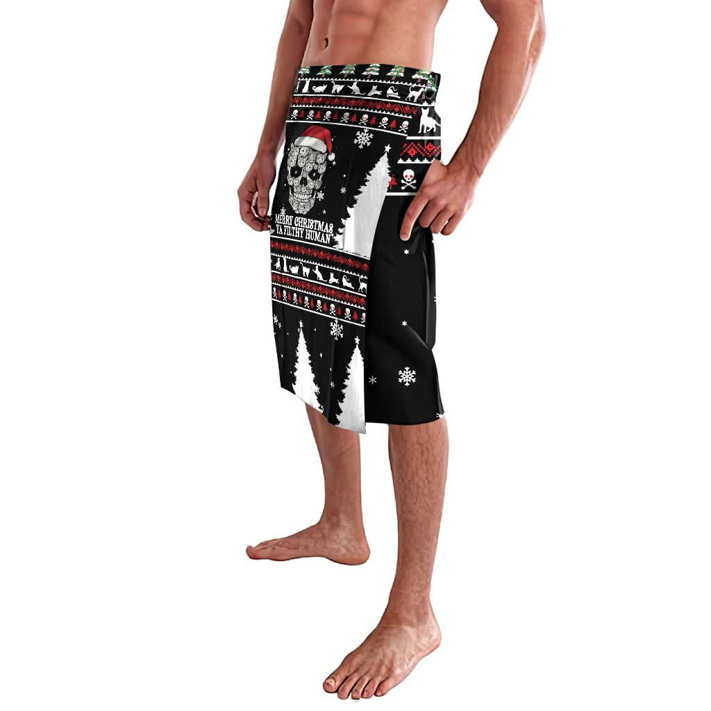 Cat Skull Santa Christmas Lavalava Xmas Holiday Patterns - Wonder Print Shop