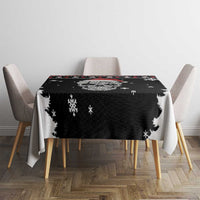 Cat Skull Santa Christmas Tablecloth Xmas Holiday Patterns - Wonder Print Shop