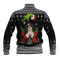 Cavalier King Charles Spaniel Xmas Ball Christmas Baseball Jacket Xmas Holiday Patterns - Wonder Print Shop