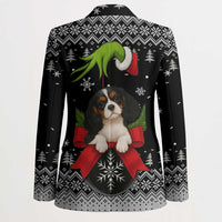 Cavalier King Charles Spaniel Xmas Ball Christmas Blazer Xmas Holiday Patterns - Wonder Print Shop