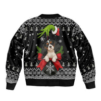 Cavalier King Charles Spaniel Xmas Ball Christmas Bomber Jacket Xmas Holiday Patterns - Wonder Print Shop