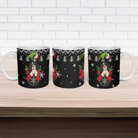 Cavalier King Charles Spaniel Xmas Ball Christmas Ceramic Mug Xmas Holiday Patterns - Wonder Print Shop