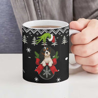 Cavalier King Charles Spaniel Xmas Ball Christmas Ceramic Mug Xmas Holiday Patterns - Wonder Print Shop