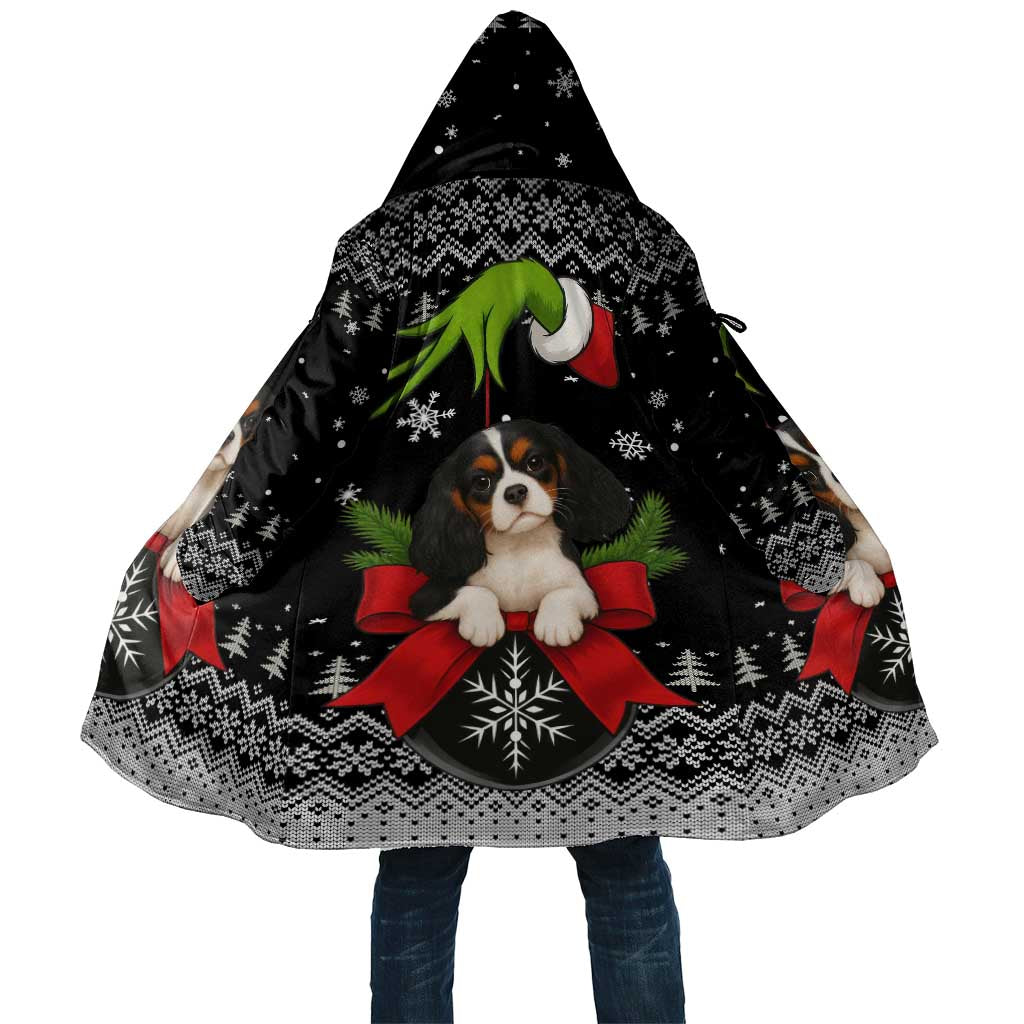 Cavalier King Charles Spaniel Xmas Ball Christmas Cloak Xmas Holiday Patterns - Wonder Print Shop