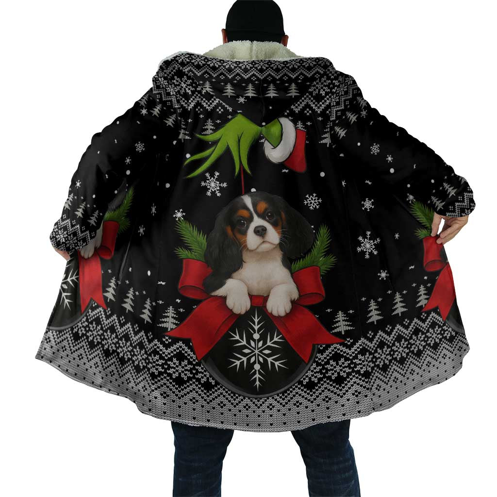 Cavalier King Charles Spaniel Xmas Ball Christmas Cloak Xmas Holiday Patterns - Wonder Print Shop