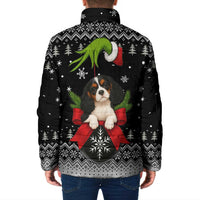 Cavalier King Charles Spaniel Xmas Ball Christmas Padded Jacket Xmas Holiday Patterns - Wonder Print Shop