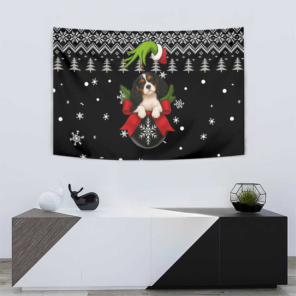 Cavalier King Charles Spaniel Xmas Ball Christmas Tapestry Xmas Holiday Patterns - Wonder Print Shop