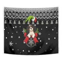 Cavalier King Charles Spaniel Xmas Ball Christmas Tapestry Xmas Holiday Patterns - Wonder Print Shop