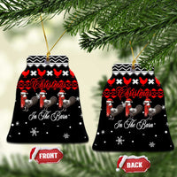 Chicken Farm Christmas Ceramic Ornament Xmas Holiday Patterns - Wonder Print Shop