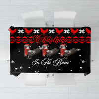 Chicken Farm Christmas Tablecloth Xmas Holiday Patterns - Wonder Print Shop
