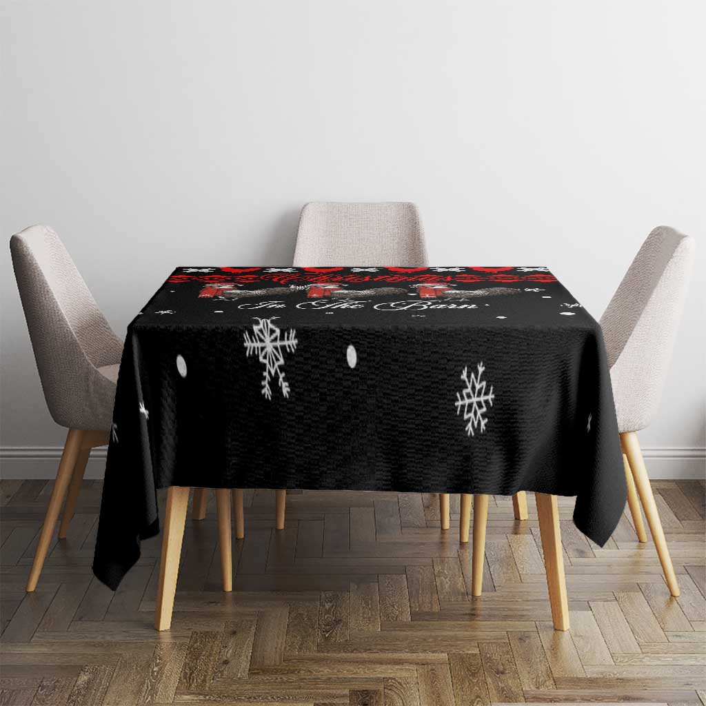 Chicken Farm Christmas Tablecloth Xmas Holiday Patterns - Wonder Print Shop