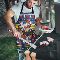 Chicken It Twice Christmas Apron Xmas Holiday Patterns - Wonder Print Shop