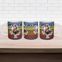 Chicken It Twice Christmas Ceramic Mug Xmas Holiday Patterns - Wonder Print Shop
