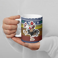 Chicken It Twice Christmas Ceramic Mug Xmas Holiday Patterns - Wonder Print Shop