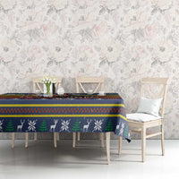 Chicken It Twice Christmas Tablecloth Xmas Holiday Patterns - Wonder Print Shop
