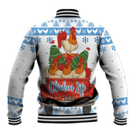 Chicken Life Christmas Baseball Jacket Xmas Holiday Patterns - Wonder Print Shop