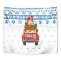 Chicken Life Christmas Tapestry Xmas Holiday Patterns - Wonder Print Shop