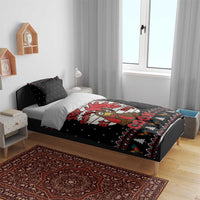 Chicken Stop Christmas Bedding Set Xmas Holiday Patterns - Wonder Print Shop