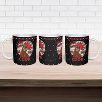 Chicken Stop Christmas Ceramic Mug Xmas Holiday Patterns - Wonder Print Shop