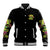 Warning This Tattooed Girl Flower Sugar Skull Baseball Jacket - Wonder Print Shop