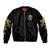 Warning This Tattooed Girl Flower Sugar Skull Bomber Jacket - Wonder Print Shop