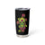 Warning This Tattooed Girl Flower Sugar Skull Tumbler Cup - Wonder Print Shop